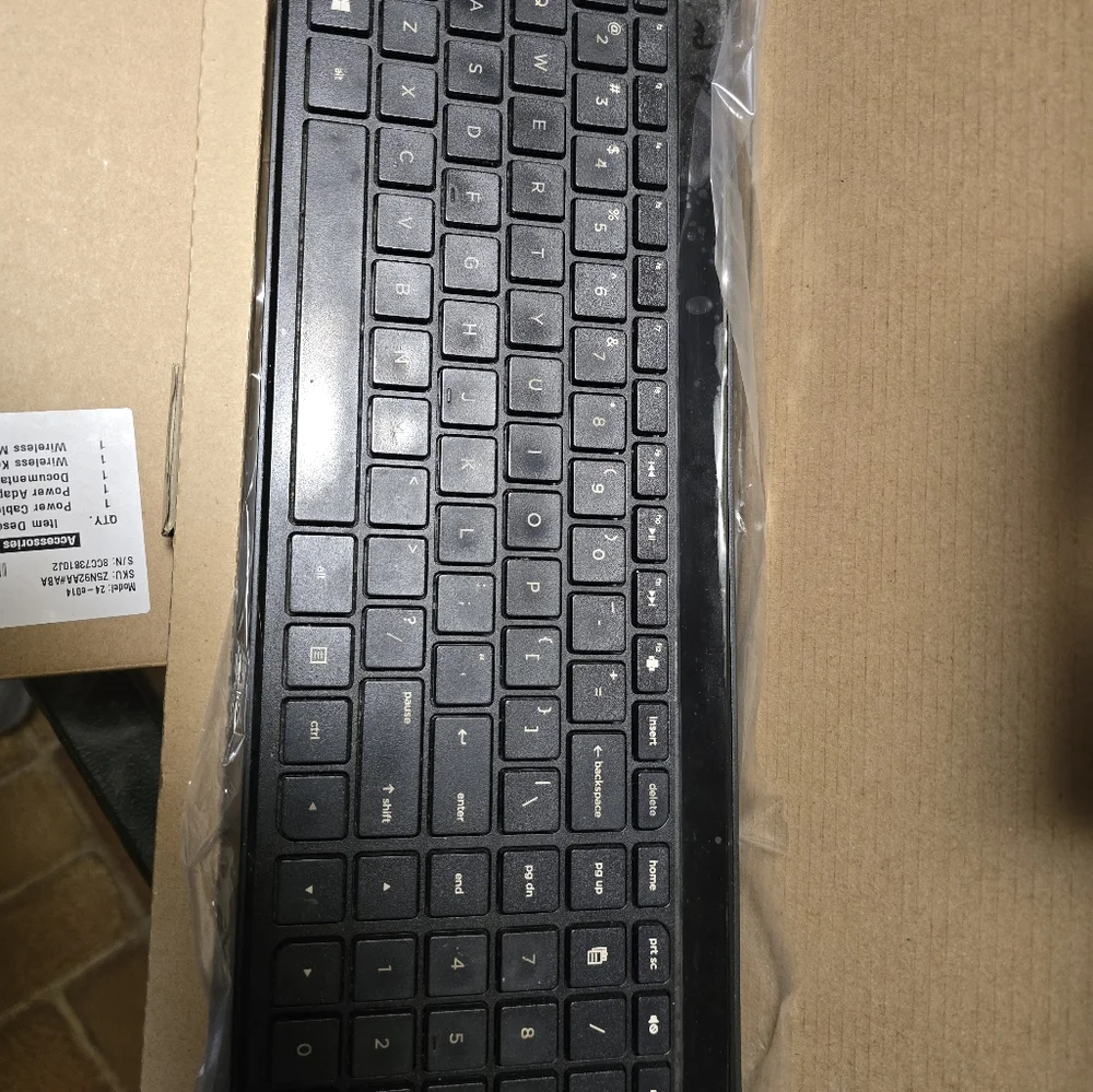 Computer keyboard and mouse